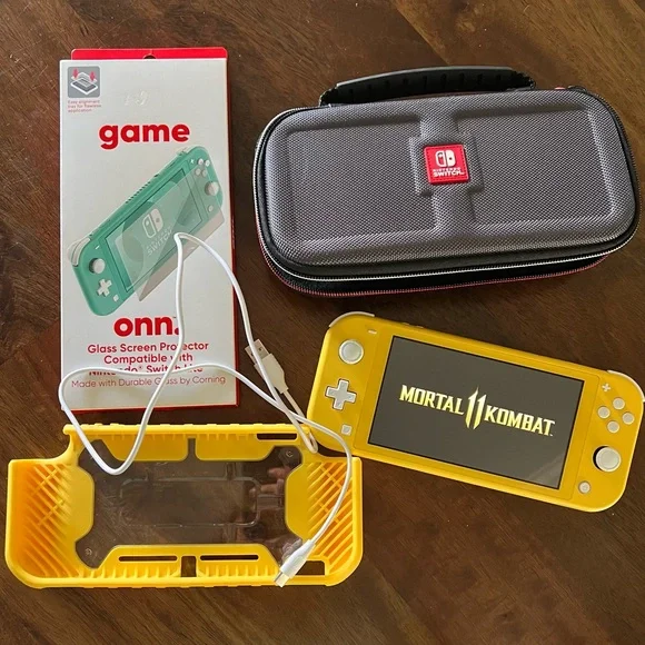 Nintendo Switch Lite with game and accessories!